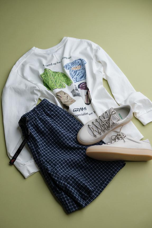 Gramicci Geared Up L/S Tee White-7